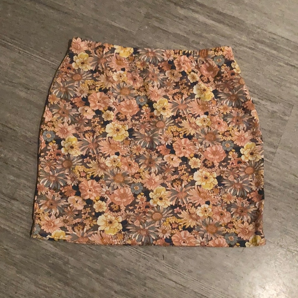 Shein Floral Mini Skirt